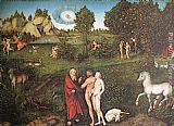 Lucas Cranach the Elder The Paradise painting